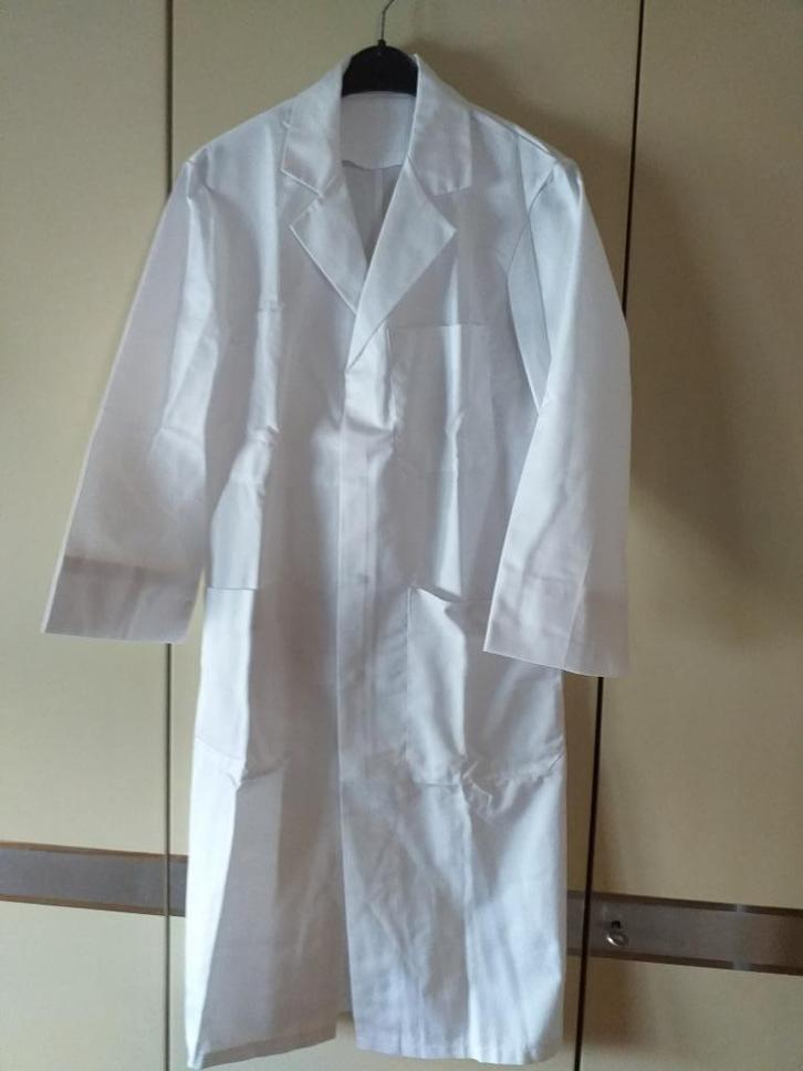NIEUW witte laboratoriumjas of -schort met lange mouwen, Zakelijke goederen, Overige Zakelijke goederen, Ophalen of Verzenden