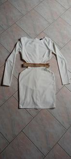 Robe à taille ajourée, Missguided, Comme neuf, Blanc, Envoi