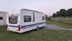 hobby 495 caravan  UFE, Caravans en Kamperen, Vast bed, Hobby, Particulier, 5 tot 6 meter