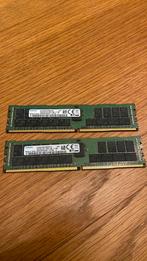 2x Samsung 16GB DDR4 ECC Registered (RDIMM) RAM, Computers en Software, RAM geheugen, Ophalen of Verzenden, Zo goed als nieuw