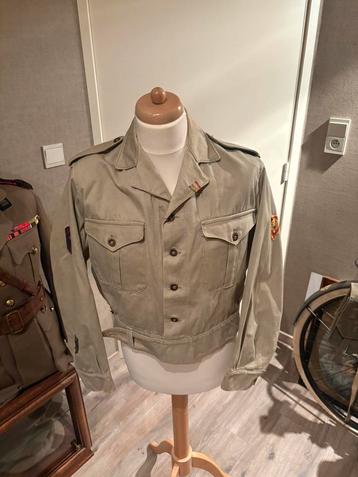 Zeldzame Battle dress van een verzetsman wo2 beschikbaar voor biedingen