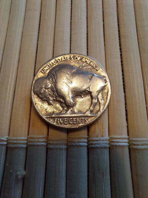 1916 USA Buffalo Nickel Rare Five Cents, Postzegels en Munten, Munten | Amerika, Ophalen of Verzenden