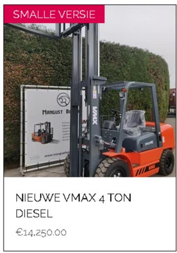 nieuwe heftruck grote stock diesel en electrisch beschikbaar voor biedingen
