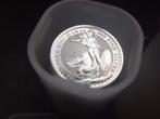 2021 UK Royal Mint - Britannia - 1/4 oz silver FULL TUBE, Postzegels en Munten, Ophalen of Verzenden, Zilver