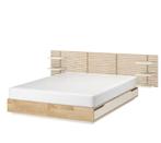 Ikea MANDAL tweepersoonsbed, berk/wit, 160x200 cm, Huis en Inrichting, Slaapkamer | Bedden, 160 cm, Gebruikt, Wit, Hout
