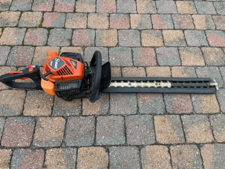 hitachi haagschaar, Tuin en Terras, Heggenscharen, Zo goed als nieuw, Benzine, Ophalen