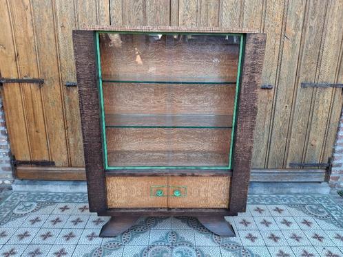 Art Deco vitrine, Antiek en Kunst, Curiosa en Brocante, Ophalen
