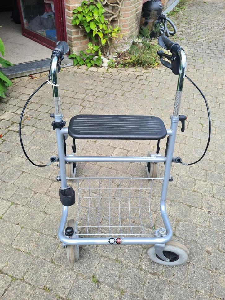 Rollator B: Bischoff & Bisschoff - Model B 4003, Divers, Déambulateurs, Utilisé, Pliable, Enlèvement ou Envoi