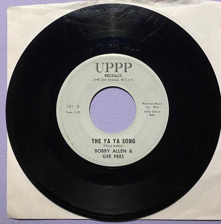Bobby Allen & Gee Pees The Ya Ya Song, CD & DVD, Vinyles | R&B & Soul, Utilisé, Soul, Nu Soul ou Neo Soul, 1960 à 1980, Autres formats