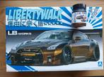 Aoshima 05591 Liberty Walk LB Works R35 GT-R + Zero Paints, Hobby en Vrije tijd, Nieuw, Ophalen of Verzenden