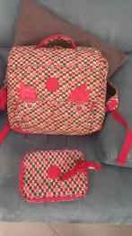 Joli cartable"kipling" avec son plumier, en bon état., Enlèvement ou Envoi, Comme neuf