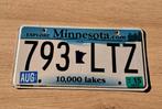 Minnesota USA licence plate, Verzamelen, Ophalen of Verzenden, Gebruikt, Auto's