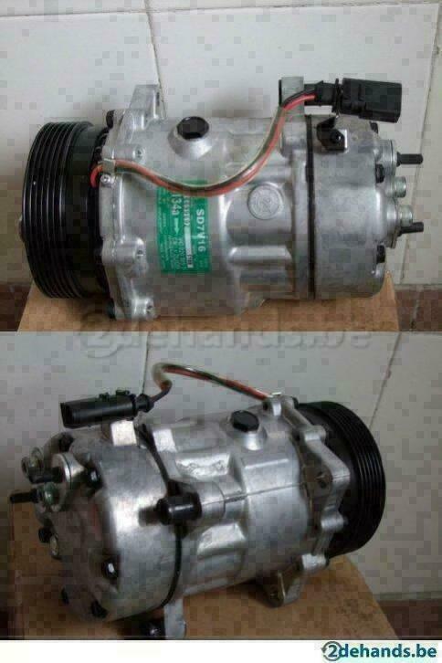 Aircopomp, airco compressor VW Golf 4 modellen + arbeid, Auto-onderdelen, Airco en Verwarming, Volkswagen, Nieuw, Ophalen