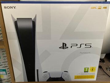 PS5 - Sony Playstation 5 avec lecteur Bluray 1ère version beschikbaar voor biedingen