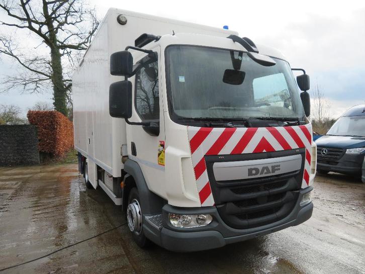 DAF LF180FA - Bak + klep - 2015 - €6, Auto's, Vrachtwagens, Bedrijf, Te koop, ABS, Achteruitrijcamera, Airbags, Boordcomputer