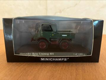  Minichamps Mercedes-Benz Unimog 401 –1:43– Limited Edition beschikbaar voor biedingen