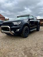 Ford Ranger 2l Biturbo 2021 73000 km, Auto's, Automaat, 4 cilinders, Zwart, Leder