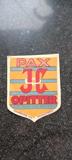Oud bieretiket pax Opitter, Verzamelen, Ophalen of Verzenden, Zo goed als nieuw