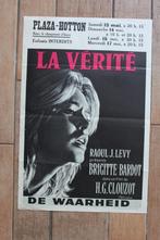 filmaffiche Brigitte Bardot La verité 1960 filmposter, Verzamelen, Posters, Ophalen of Verzenden, A1 t/m A3, Zo goed als nieuw