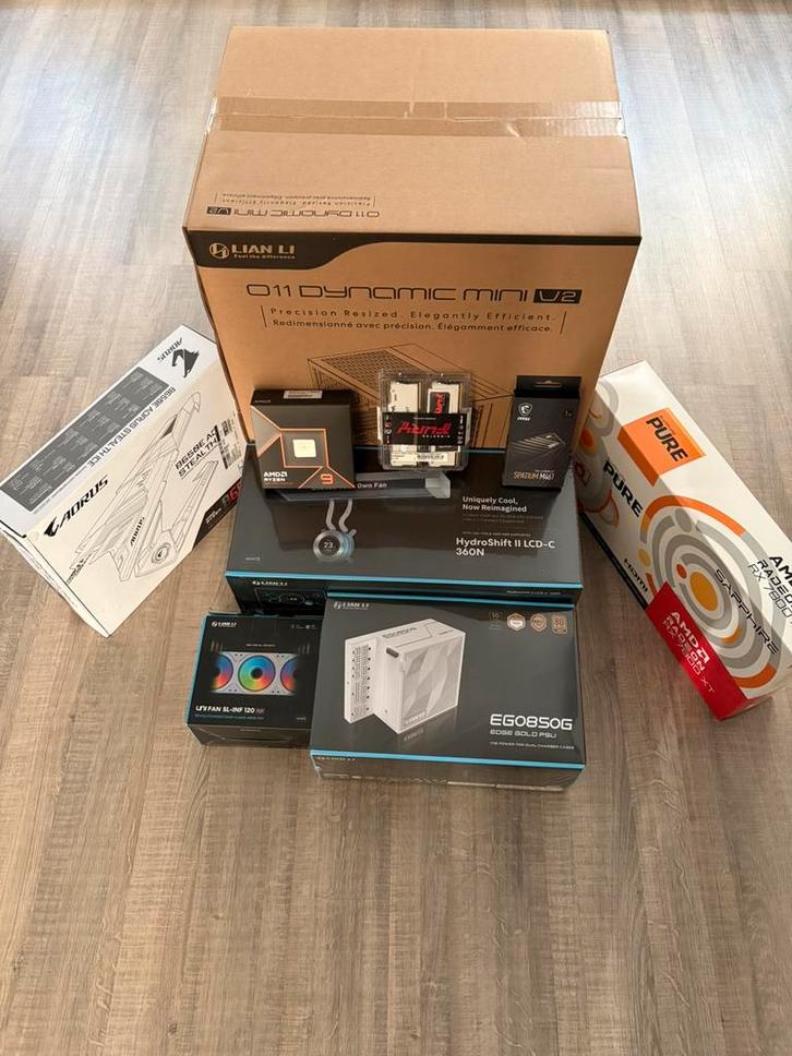 High-end witte gaming- / workstation-pc – Ryzen 9 7950X, Computers en Software, Desktop Pc's, Nieuw, 4 Ghz of meer, SSD, 64 GB of meer