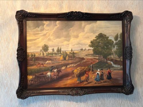 Schilderij met lijst - J. Dejaeger, Antiek en Kunst, Kunst | Schilderijen | Klassiek, Ophalen