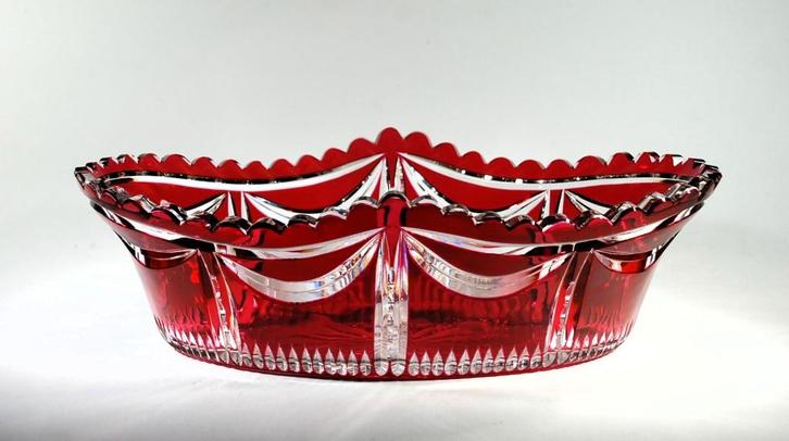 Val Saint Lambert - Jardinière HF409 - VSL, Antiek en Kunst, Antiek | Glaswerk en Kristal, Ophalen of Verzenden