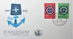 FDC- WO II- BELGIË- NAVO, Ophalen of Verzenden, Gestempeld, Overige thema's