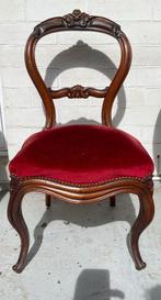 6 antieke stoelen, Ophalen, Gebruikt, Vijf, Zes of meer stoelen, Rood