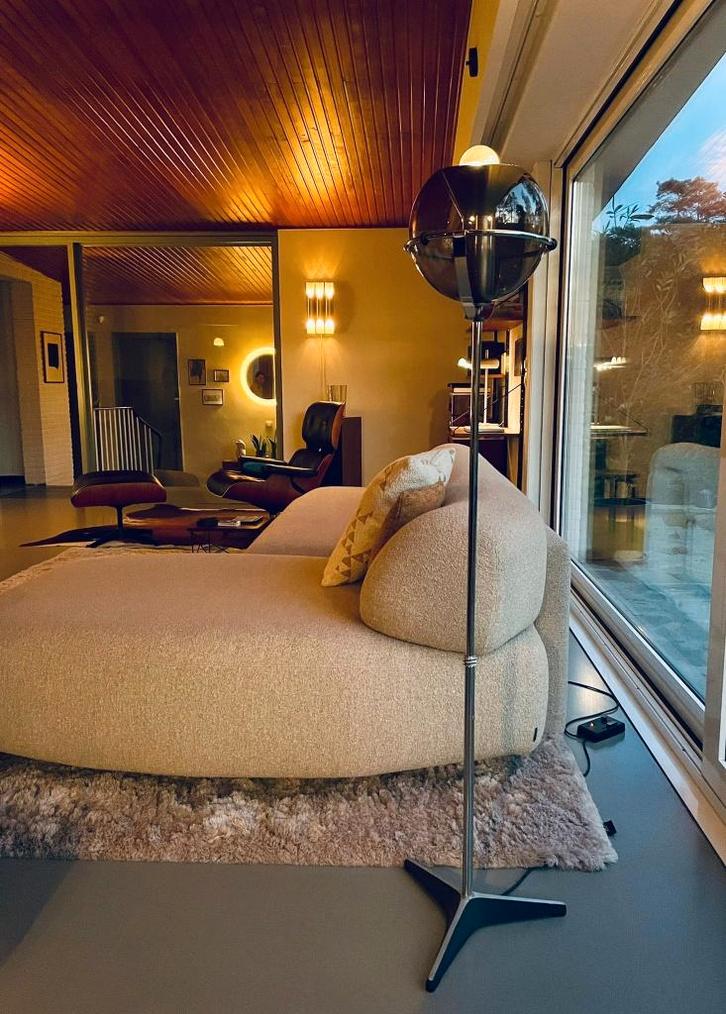 Globe vloerlamp van Frank Ligtelijn voor Raak Amsterdam, Huis en Inrichting, Lampen | Vloerlampen, Gebruikt, 100 tot 150 cm, Glas