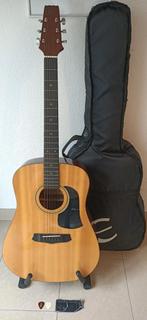 Vintage Aria AW 75 Akoustische gitaar in nieuwstaat (extras), Ophalen, Zo goed als nieuw