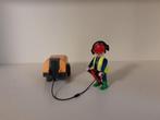 PLaymobil bouwvakker met drilboor - compleet, Ophalen of Verzenden, Zo goed als nieuw, Complete set