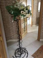 Staander in metaal en glas, Ophalen, Zo goed als nieuw, Glas