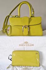 Delvaux Brillant East West en de bijbehorende portemonnee., Ophalen, Zo goed als nieuw, Zwart