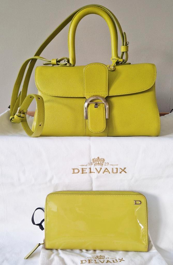 Delvaux Brillant East West en de bijbehorende portemonnee., Handtassen en Accessoires, Tassen | Damestassen, Zo goed als nieuw