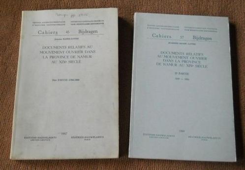 Mouvement ouvrier dans province de Namur au XIX ème siècle, Livres, Histoire & Politique, Utilisé, Enlèvement ou Envoi