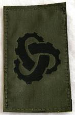 Embleem GVT, Defensie Materieel Organisatie, KL, va 2006.(1), Verzamelen, Ophalen of Verzenden, Landmacht, Embleem of Badge