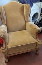 Twee antieke te restaureren fauteuils, Huis en Inrichting, Ophalen, Gebruikt, Eenpersoons