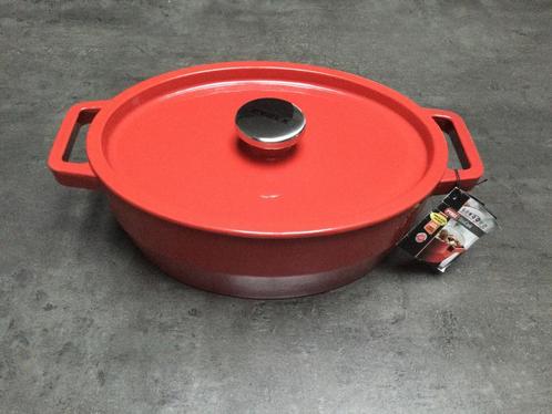 Ovale braadpan, geëmailleerd gietijzer, 3,8 l, 29cm, Huis en Inrichting, Keuken | Potten en Pannen, Nieuw, Overige typen, Gietijzer