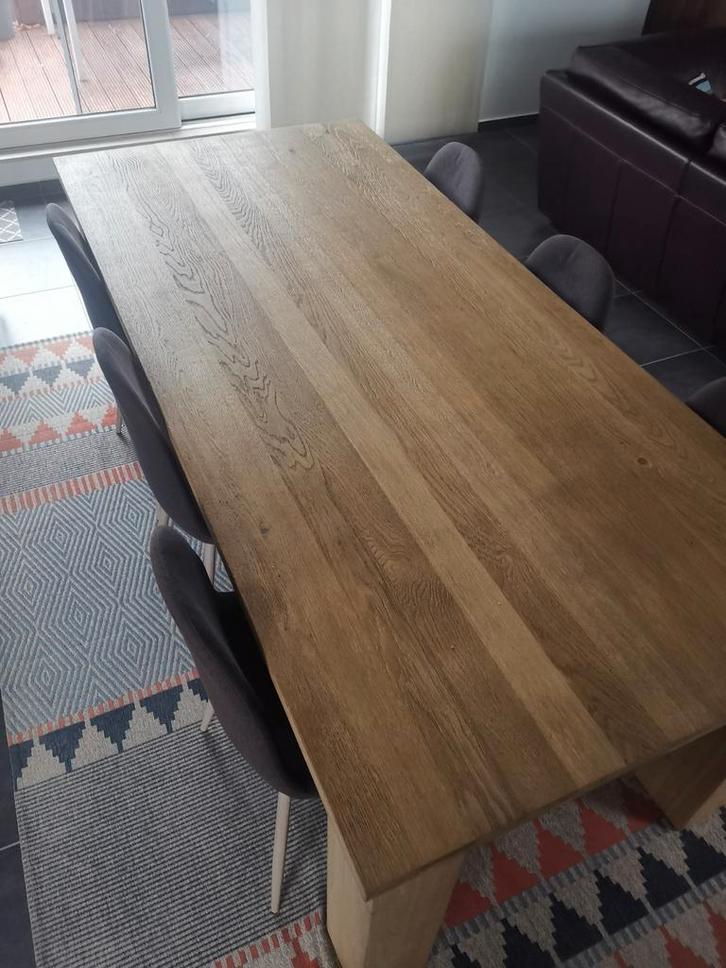 Table en chêne massif, Maison & Meubles, Tables | Tables à manger, Enlèvement