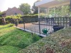 15 meter tuinhek met 2 poorten, Ophalen, Met poort, Zo goed als nieuw, Tuinhek