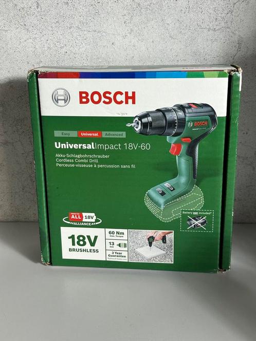 Perceuse-Visseuse à Percussion Bosch UniversalImpact, Hobby en Vrije tijd, Knutselen, Zo goed als nieuw, Ophalen of Verzenden