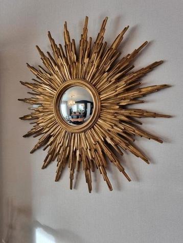 XL zonnespiegel 81 cm Deknudt vintage beschikbaar voor biedingen