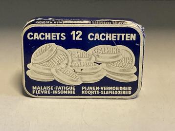 Vintage blik Paul Metadier 12 Kalmine cachetten beschikbaar voor biedingen