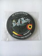 Rubber Badge NH90 - 40 SQN - Basis Koksijde - Nieuw., Écusson, Insigne ou Logo, Enlèvement ou Envoi, Neuf