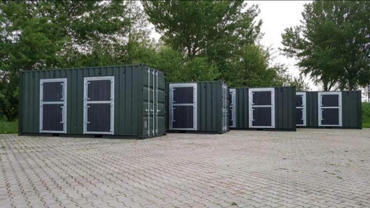 20'45' container voor paarden, stal, dierenasiel, Dieren en Toebehoren, Stalling en Weidegang, Accessoires, 4 paarden of pony's of meer