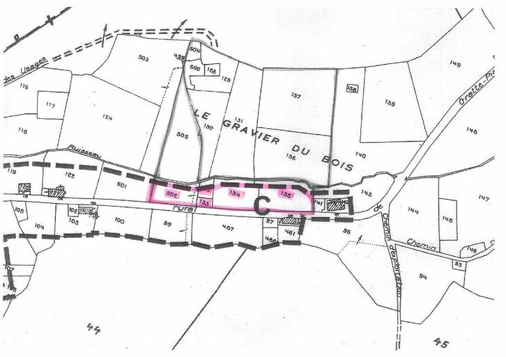 Terrain de 3 hectares traversé par une rivière à louer, Immo, Terrains & Terrains à bâtir, 1500 m² ou plus