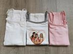 3 onderhemdjes - maat 110, Ophalen of Verzenden, Gebruikt, Meisje, Nacht- of Onderkleding