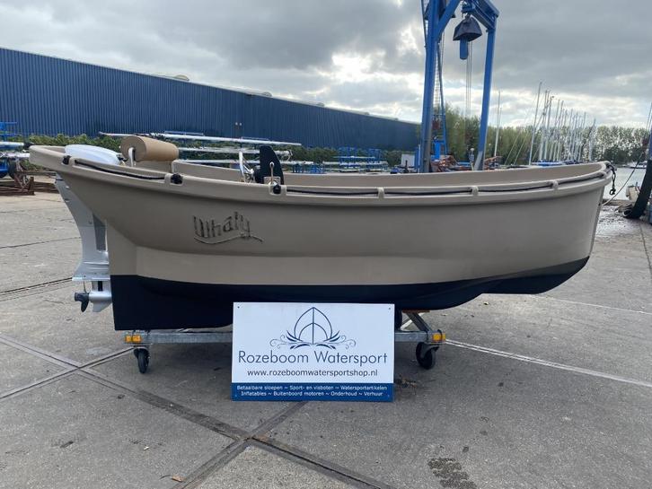 Whaly 450 Classic met stuurconsole en 10 pk Honda 2022, Watersport en Boten, Sloepen, Zo goed als nieuw, Tot 10 pk, 3 tot 6 meter