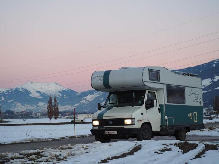 Charmante Fiat Ducato mobilhome, Caravans en Kamperen, Mobilhomes, Particulier, tot en met 4, Alkoof, Fiat, Fiat, Diesel, Handgeschakeld