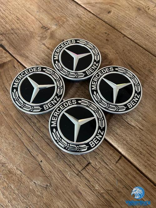 ORIGINELE Mercedes Benz NIEUW MODEL naafkap naafdop zwart, Auto diversen, Wieldoppen, Gebruikt, Ophalen of Verzenden